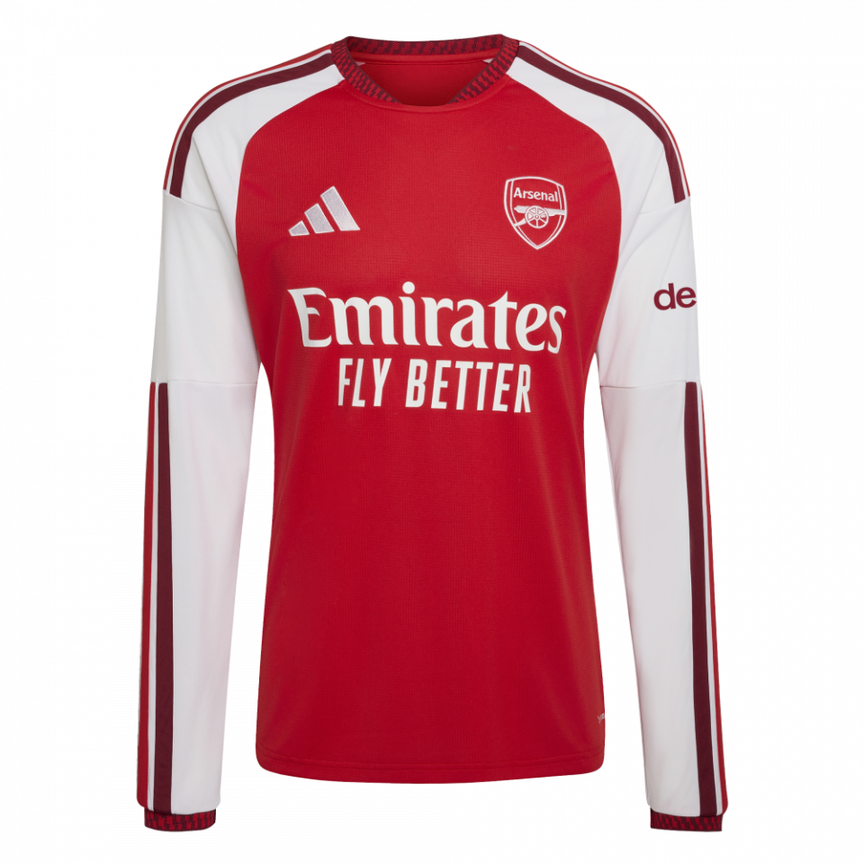 adidas Arsenal FC 2026/27 Men's Long Sleeve Home Jersey